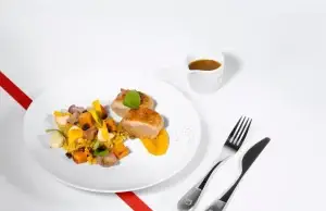 Air France presents its new team of chefs on departure from the United States Air France New Menu i 2025