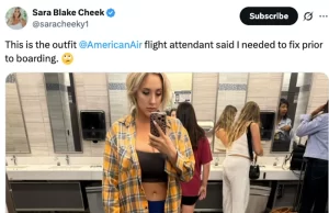 Playboy Playmate says American Airlines attendant told her to ‘button up’ before boarding plane