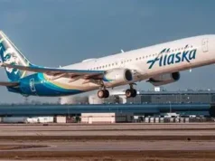 Alaska Airlines Pilots Ask For Police “To Meet The Airplane” After Passenger Vapes Onboard credits: Alaska Airlines