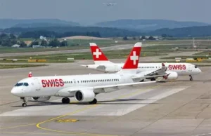 Swiss Air flies into Seoul with new A350 premium cabin Credits: Swiss Air