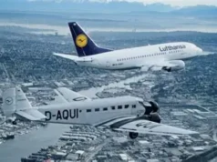 Lufthansa marks 100 years with historic reenactment flights from Berlin credits: Lufthansa