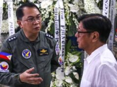 Bongbong Marcos Expresses Condolences at Wake of Two PAF Pilots credits: pna