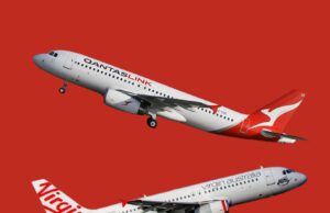 Qantas shares vs Virgin Australia shares ctto